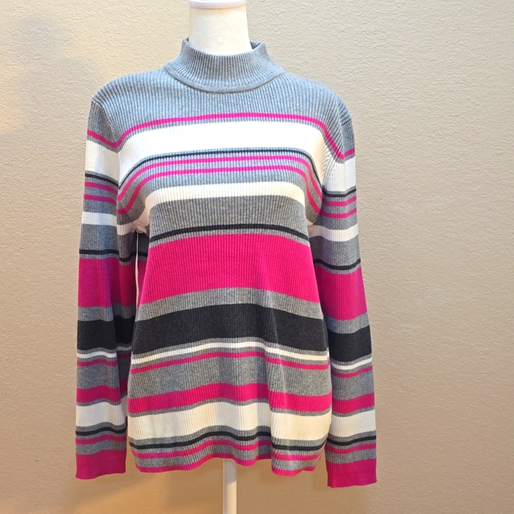 Karen Scott Mock Turtle Neck Sweater !!Buy 3 for $15!!